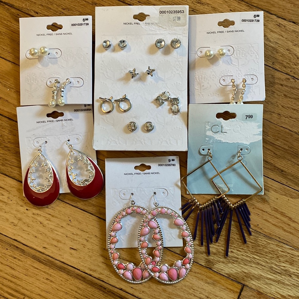 Big Lot of New Earrings